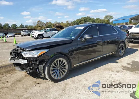2019 Genesis G90 Ultimate из США, поврежденный, VIN KMTF54JH8KU054361